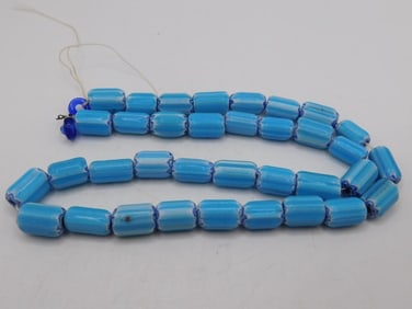 AFRICAN TRADE BEADS ROCK STONE LAPIDARY SPECIMEN