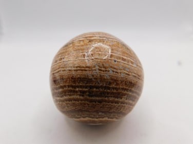 BANDED JASPER SPHERE ROCK STONE LAPIDARY SPECIMEN