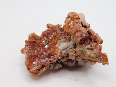 VANADINITE ON BARITE ROCK STONE LAPIDARY SPECIMEN