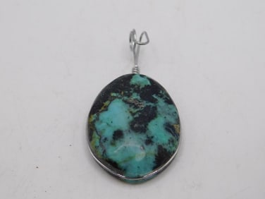 CHRYSOCOLLA PENDANT ROCK STONE LAPIDARY SPECIMEN