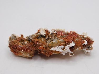 VANADINITE ON BARITE ROCK STONE LAPIDARY SPECIMEN