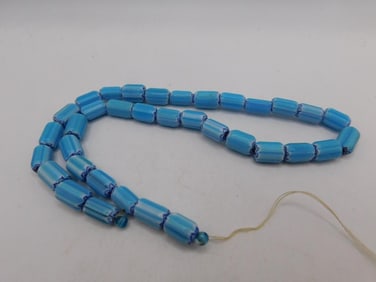 AFRICAN TRADE BEADS ROCK STONE LAPIDARY SPECIMEN