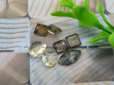 MIXED GEMSTONE LOT ROCK STONE LAPIDARY SPECIMEN