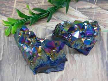 TITANIUM AMETHYST ROCK STONE LAPIDARY SPECIMEN