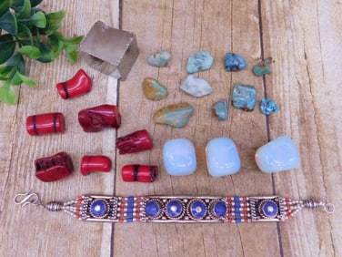 MIXED LOT ROCK STONE LAPIDARY SPECIMEN