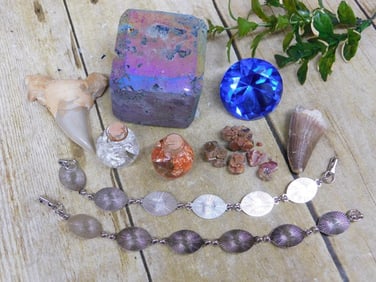 MIXED LOT ROCK STONE LAPIDARY SPECIMEN