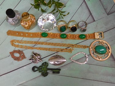 MIXED JEWELRY LOT ROCK STONE LAPIDARY SPECIMEN