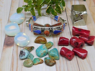 MIXED LOT ROCK STONE LAPIDARY SPECIMEN