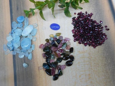 MIXED LOT ROCK STONE LAPIDARY SPECIMEN