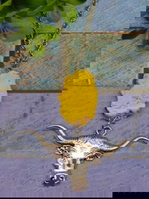 BULL HEAD PENDANT ON CHAIN NECKLACE