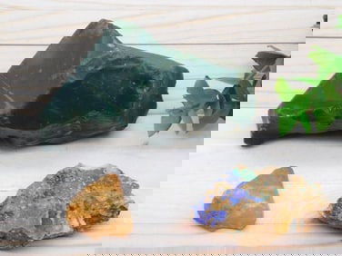 MIXED ROUGH LOT ROCK STONE LAPIDARY SPECIMEN