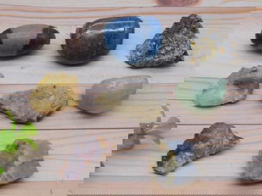 MIXED ROUGH LOT ROCK STONE LAPIDARY SPECIMEN