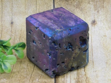 DRUZY TITANIUM CUBE ROCK STONE LAPIDARY SPECIMEN