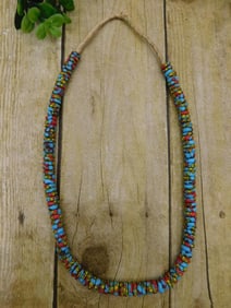 AFRICAN TRADE BEADS ROCK STONE LAPIDARY SPECIMEN