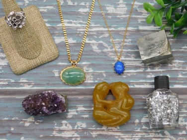 MIXED LOT ROCK STONE LAPIDARY SPECIMEN