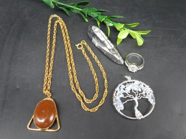 MIXED LOT ROCK STONE LAPIDARY SPECIMEN