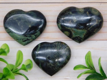 KAMBABA JASPER HEARTS ROCK STONE LAPIDARY SPECIMEN