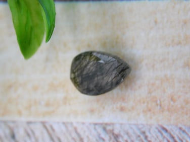 TOURMALATED QUARTZ ROCK STONE LAPIDARY SPECIMEN