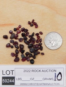 GARNET ROCK STONE LAPIDARY SPECIMEN