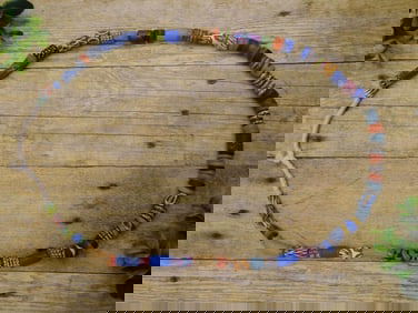 AFRICAN TRADE BEADS ROCK STONE LAPIDARY SPECIMEN