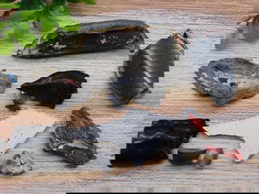 FORDITE MOTOR CITY AGATE ROCK STONE LAPIDARY SPECIMEN