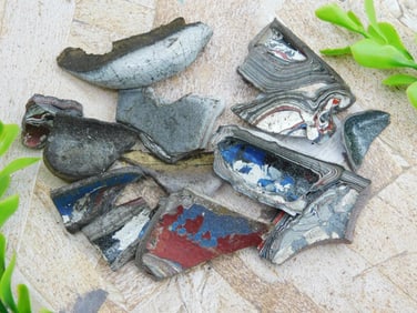 FORDITE MOTOR CITY AGATE ROCK STONE LAPIDARY SPECIMEN