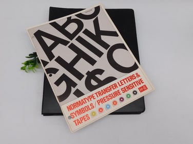 NORMATYPE TRANSFER LETTERS AND SYMBOLS PRESSURE SENSITIVE TAPES