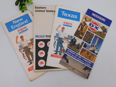 PETROLIANA STATE ROAD MAPS VINTAGE ANTIQUE