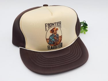 FRONTIER FLAKED FEED TRUCKER HAT