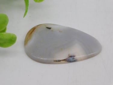 BANDED AGATE CABOCHON ROCK STONE LAPIDARY SPECIMEN