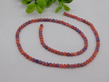 AFRICAN TRADE BEADS ROCK STONE LAPIDARY SPECIMEN