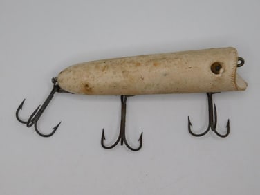 LURE GAME, HUNTING, FISHING, ADVERTISING, VINTAGE, TAXIDERMY, ANTIQUE