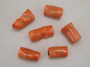 RED CORAL ROCK STONE LAPIDARY SPECIMEN