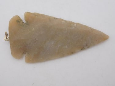 HAND KNAPPED ARTIFACT TOOL PENDANT ROCK STONE LAPIDARY SPECIMEN