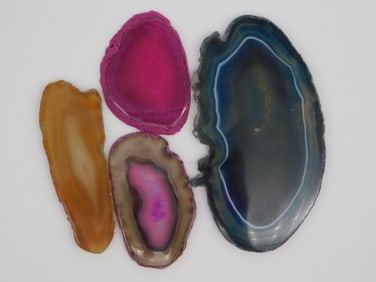 AGATE SLICE ROCK STONE LAPIDARY SPECIMEN