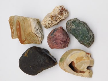 MIXED LOT ROCK STONE LAPIDARY SPECIMEN