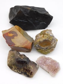 MIXED LOT ROCK STONE LAPIDARY SPECIMEN