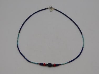 MIXED STONE NECKLACE ROCK STONE LAPIDARY SPECIMEN