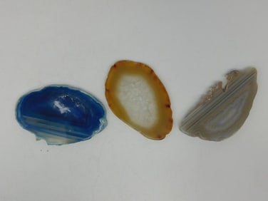 AGATE SLICE ROCK STONE LAPIDARY SPECIMEN