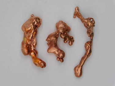 SCULPTED COPPER ROCK STONE LAPIDARY SPECIMEN