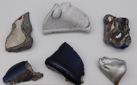 FORDITE MOTOR CITY AGATE ROCK STONE LAPIDARY SPECIMEN