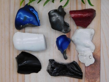 FORDITE MOTOR CITY AGATE ROCK STONE LAPIDARY SPECIMEN