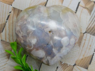 HATMANS FLOWER PETAL AGATE ROCK STONE LAPIDARY SPECIMEN