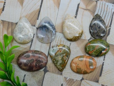 CABOCHONS ROCK STONE LAPIDARY SPECIMEN