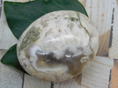 HATMANS FLOWER PETAL AGATE ROCK STONE LAPIDARY SPECIMEN