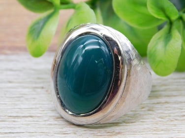 GENUINE STONE RING ROCK STONE LAPIDARY SPECIMEN