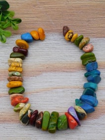 STONE BEADS ROCK STONE LAPIDARY SPECIMEN