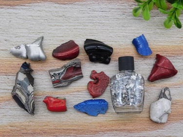 MIXED LOT ROCK STONE LAPIDARY SPECIMEN