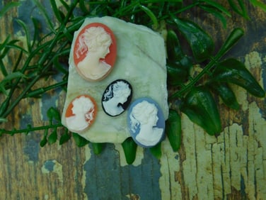 CAMEO CABOCHONS ROCK STONE LAPIDARY SPECIMEN