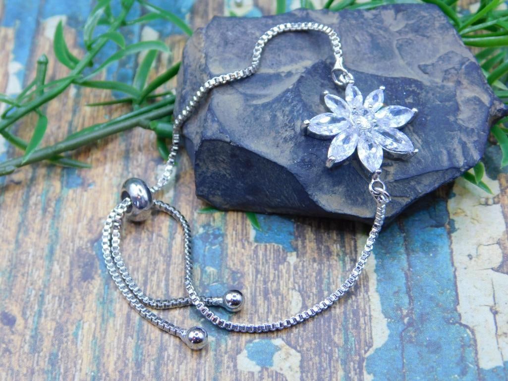 GENUINE STONE ADJUSTABLE BRACELET ROCK STONE LAPIDARY SPECIMEN: GENUINE STONE ADJUSTABLE BRACELET ROCK STONE LAPIDARY SPECIMEN